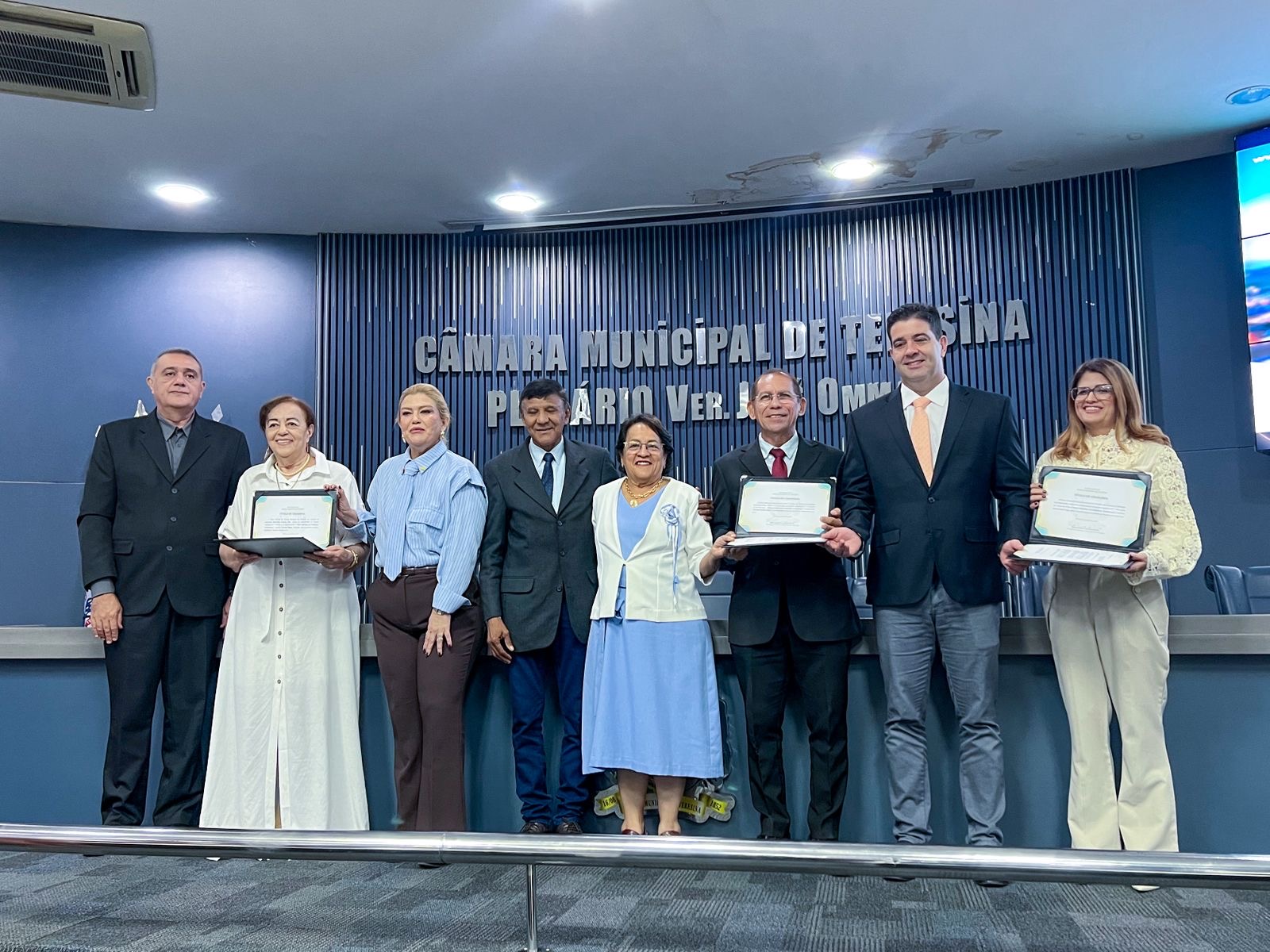 Câmara de Teresina concede três títulos de cidadania nesta sexta (24)